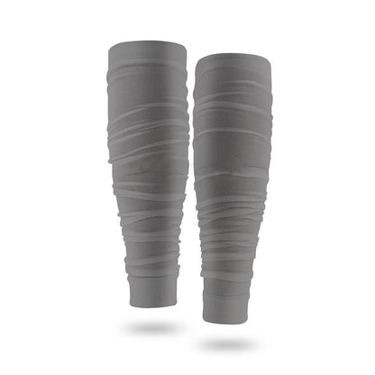 Outdoor Ruched Compression Calf Sleeves - Grey - One Size - image 10