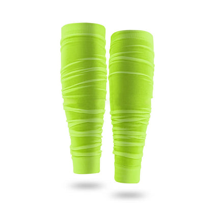 Outdoor Ruched Compression Calf Sleeves