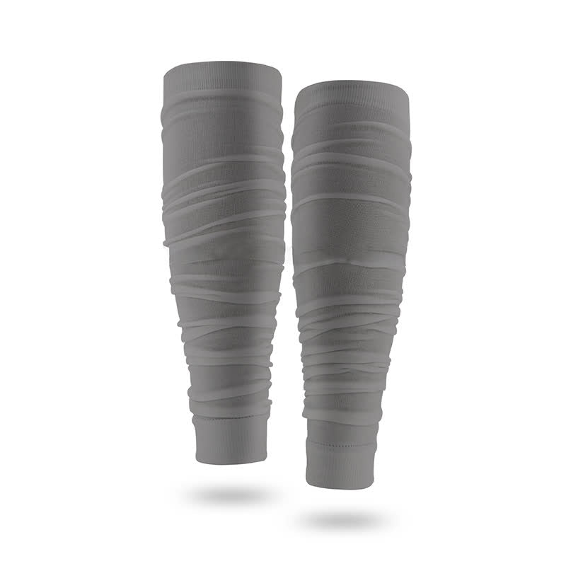 Outdoor Ruched Compression Calf Sleeves