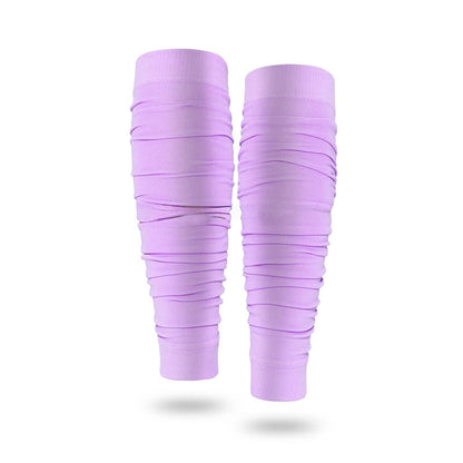 Outdoor Ruched Compression Calf Sleeves