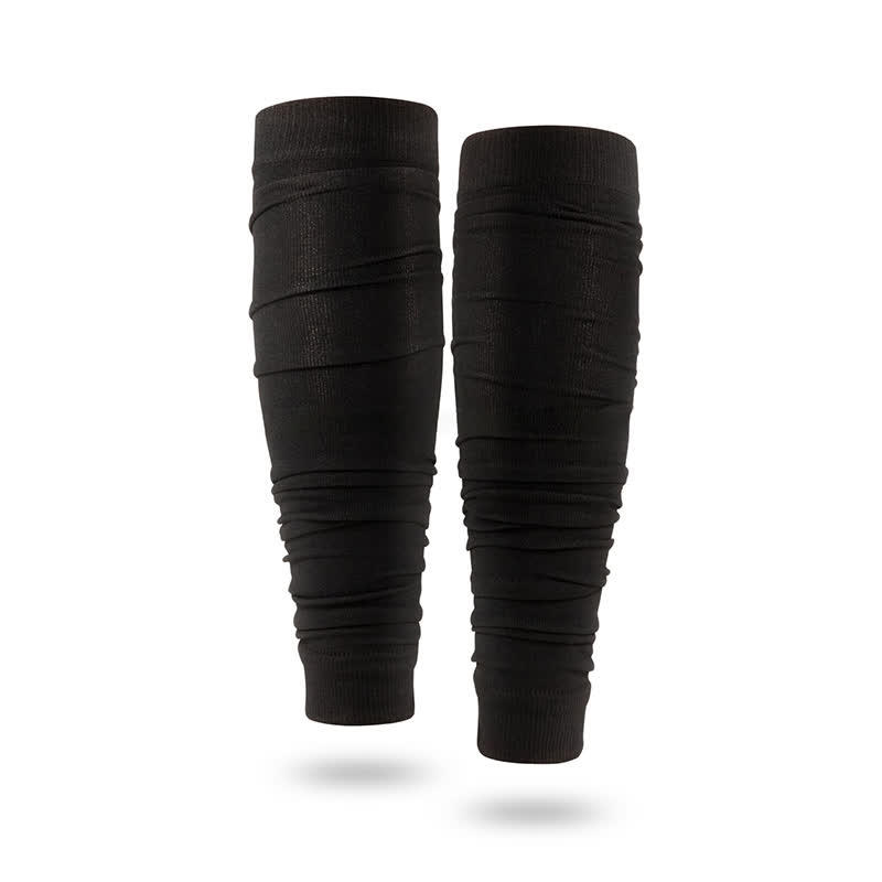 Outdoor Ruched Compression Calf Sleeves