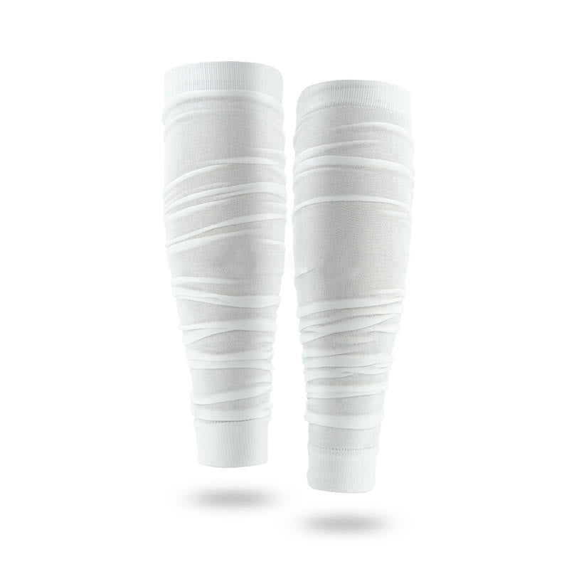 Outdoor Ruched Compression Calf Sleeves