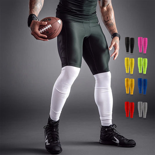 Outdoor Ruched Compression Calf Sleeves