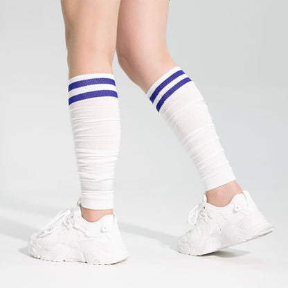 Double Stripe Ruched Compression Calf Sleeves - image 11