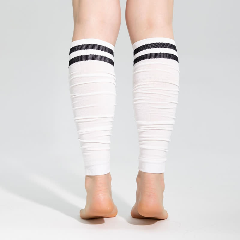 Double Stripe Ruched Compression Calf Sleeves - image 5