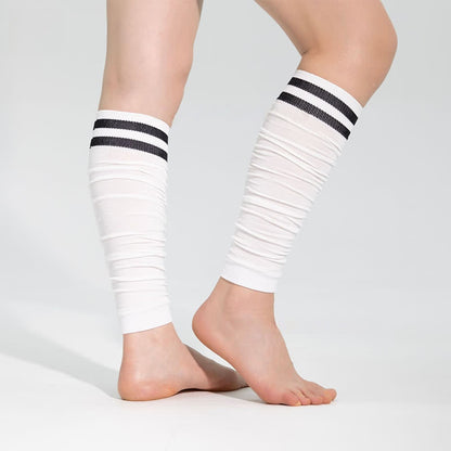Double Stripe Ruched Compression Calf Sleeves - image 4
