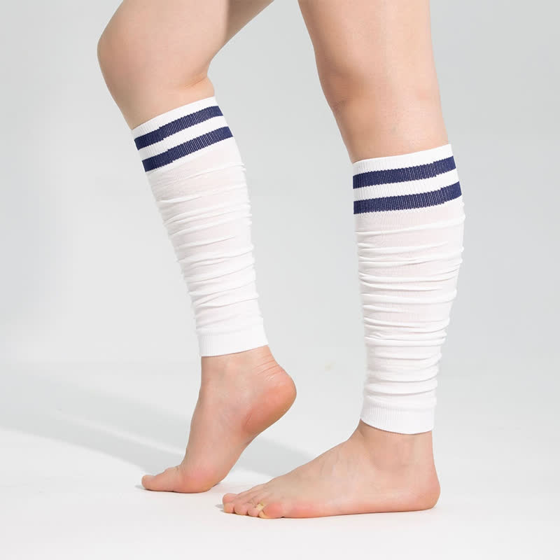 Double Stripe Ruched Compression Calf Sleeves - image 14