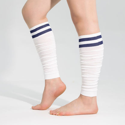 Double Stripe Ruched Compression Calf Sleeves - image 14