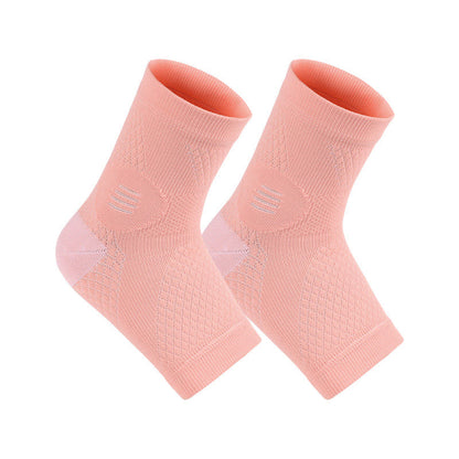 High Elastic Ultra-thin Sports Compression Ankle Braces - Pink - XL - image 9