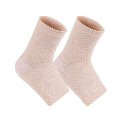 High Elastic Ultra-thin Sports Compression Ankle Braces - Nude - XL - image 13