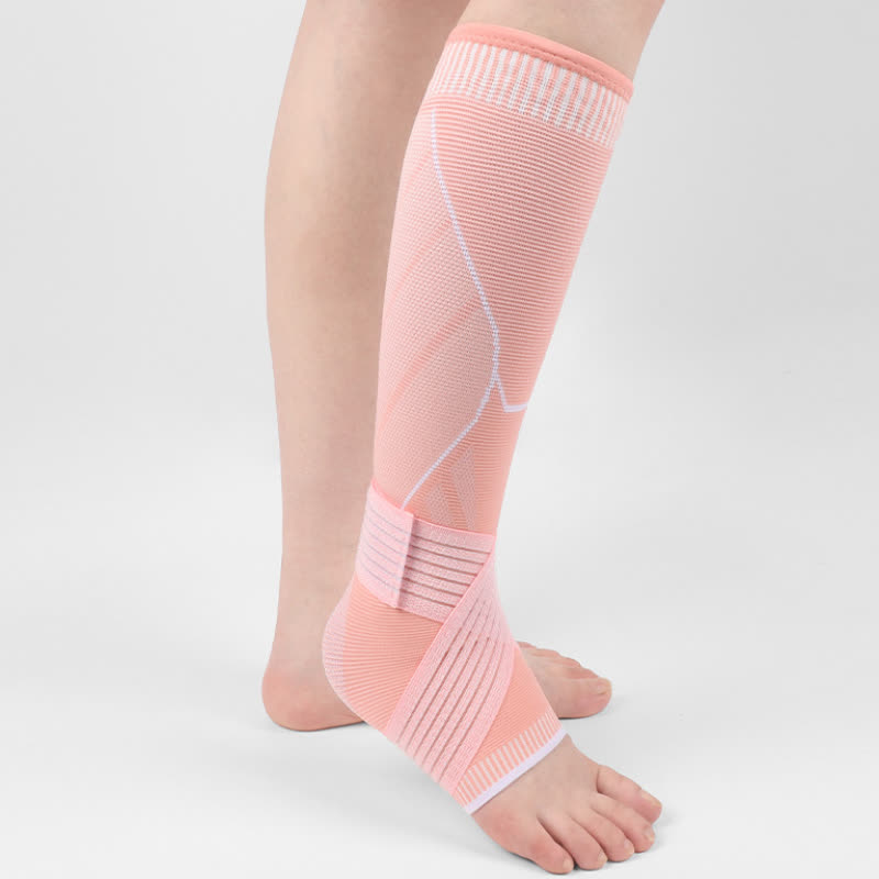 Non-slip Strap Compression Calf Ankle Sleeves