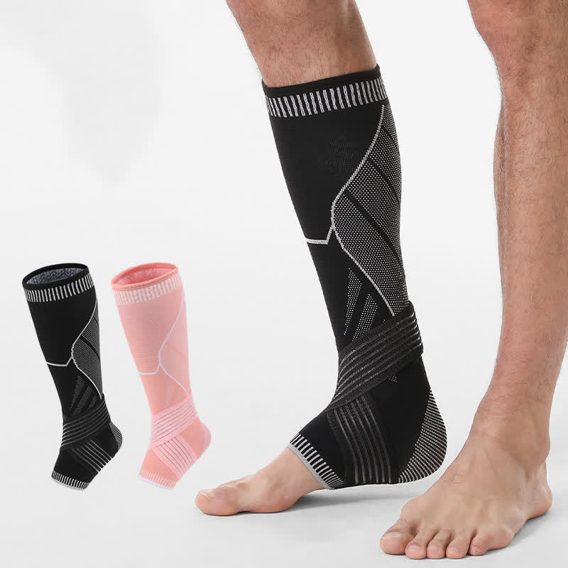 Non-slip Strap Compression Calf Ankle Sleeves