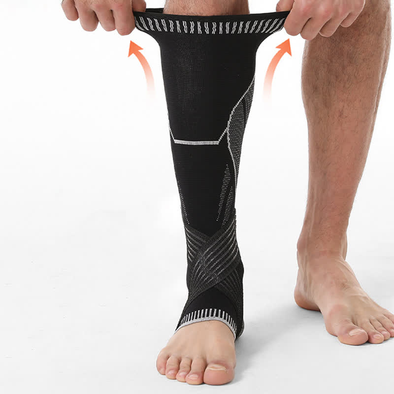 Non-slip Strap Compression Calf Ankle Sleeves