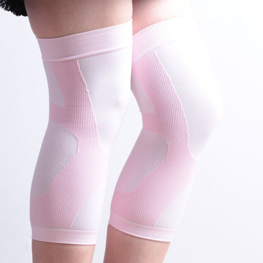 Color Block Elastic Sports Knee Sleeves