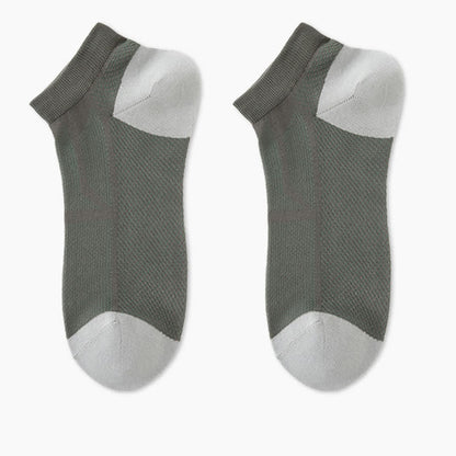 Non-slip Heel Mesh Breathable Ankle Socks(6 Pairs)