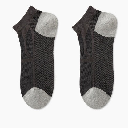 Non-slip Heel Mesh Breathable Ankle Socks(6 Pairs)