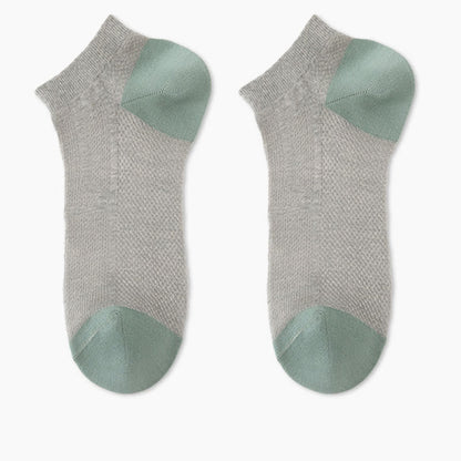 Non-slip Heel Mesh Breathable Ankle Socks(6 Pairs)