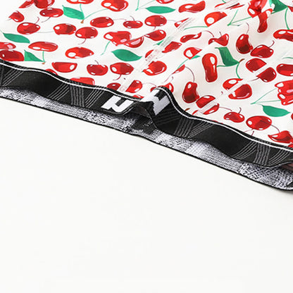 Food Fruit Print Men's Breathable Boxer Briefs(3 Packs)