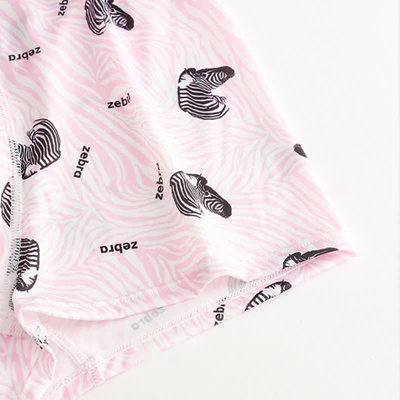 Animal Gesture Print Men's Breathable Boxer Briefs(3 Packs) - image 5