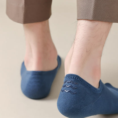 Solid Color Stretch No Show Socks(8 Pairs) - image 12