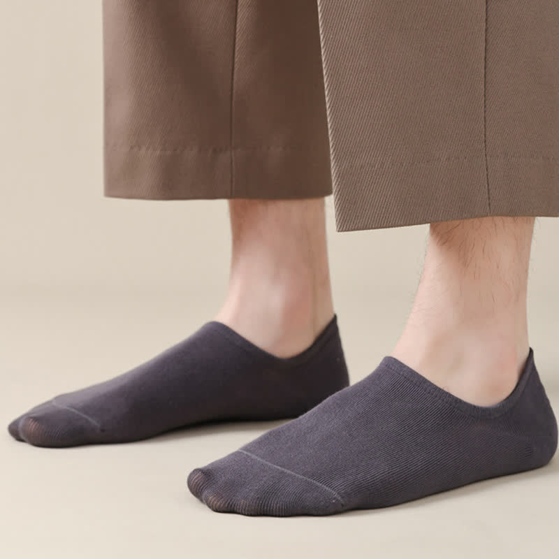 Solid Color Stretch No Show Socks(8 Pairs) - image 14