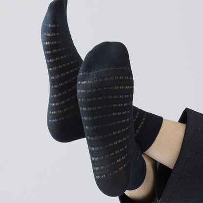 Mesh Hollow Bamboo Fiber Ankle Socks(5 Pairs)