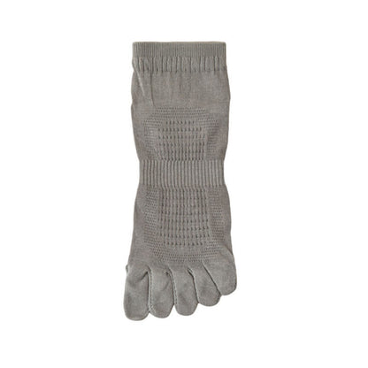 Pure Cotton Mesh Five-toe Ankle Socks(3 Pairs)