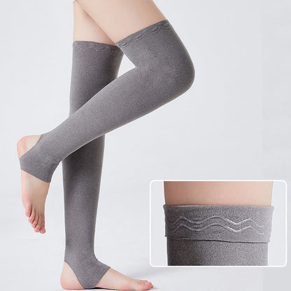 Stirrup Compression Thigh Sleeves - Grey - XL - image 3