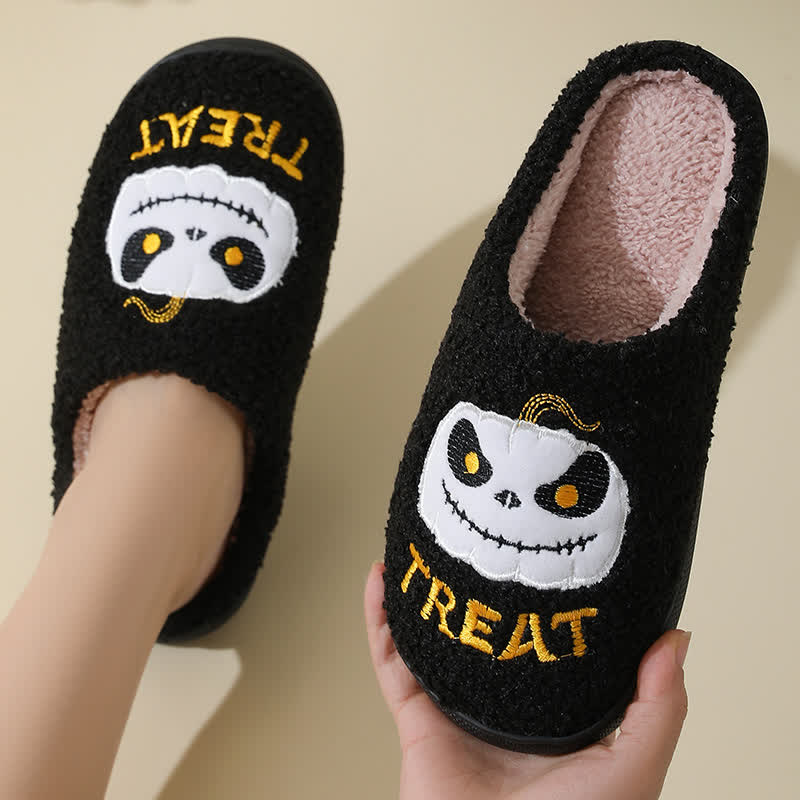 Plus Size Cartoon Pumpkin Indoor Slippers - image 3