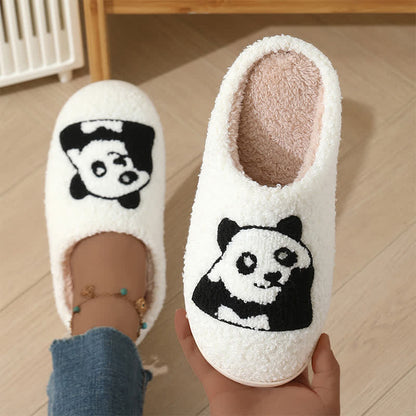 Plus Size Cartoon Panda Print Slippers - image 2
