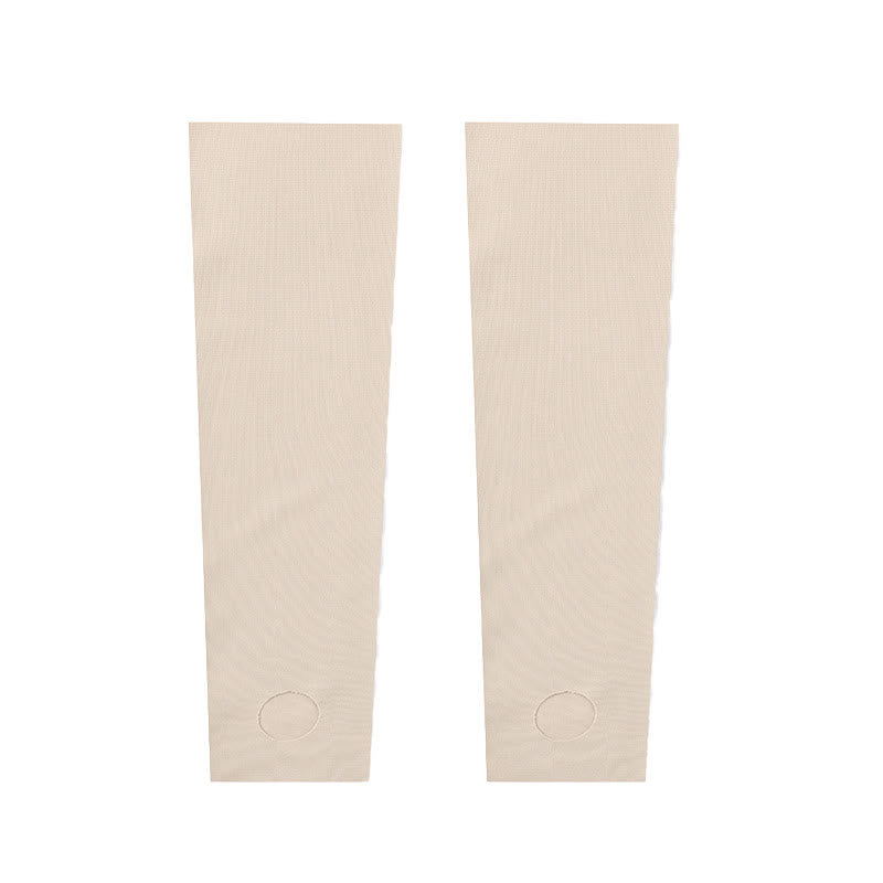 Cooling Cotton Calf Compression Sleeves(2 Pairs) - Nude - XL - image 10
