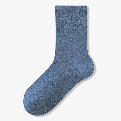 Stretch Cotton Quarter Socks(8 Pairs) - Blue - EU37-45(US4-11) - image 19