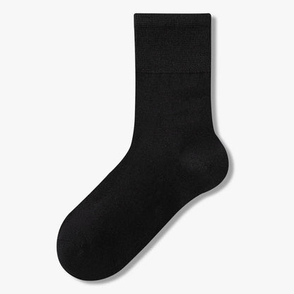 Stretch Cotton Quarter Socks(8 Pairs) - Black - EU37-45(US4-11) - image 5