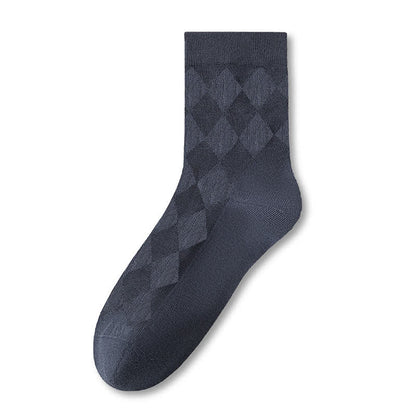 Pure Cotton Mesh Breathable Quarter Socks(7 Pairs) - Navy Blue - EU40-44(US7-10) - image 8