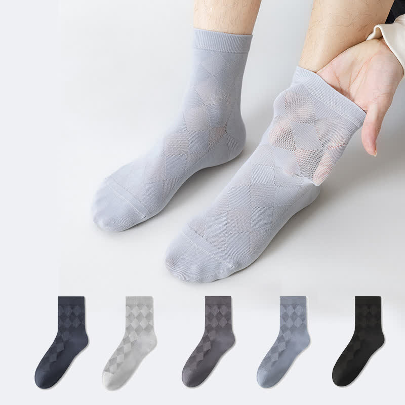 Pure Cotton Mesh Breathable Quarter Socks(7 Pairs)