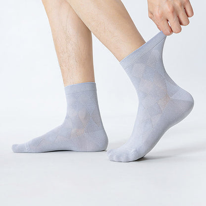 Pure Cotton Mesh Breathable Quarter Socks(7 Pairs)