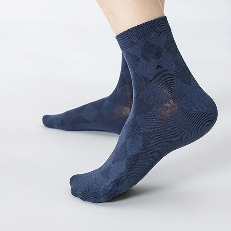 Pure Cotton Mesh Breathable Quarter Socks(7 Pairs) - image 6