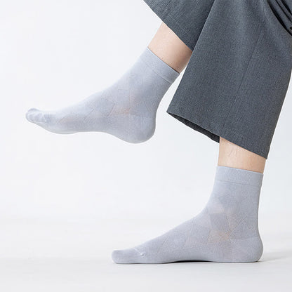 Pure Cotton Mesh Breathable Quarter Socks(7 Pairs)