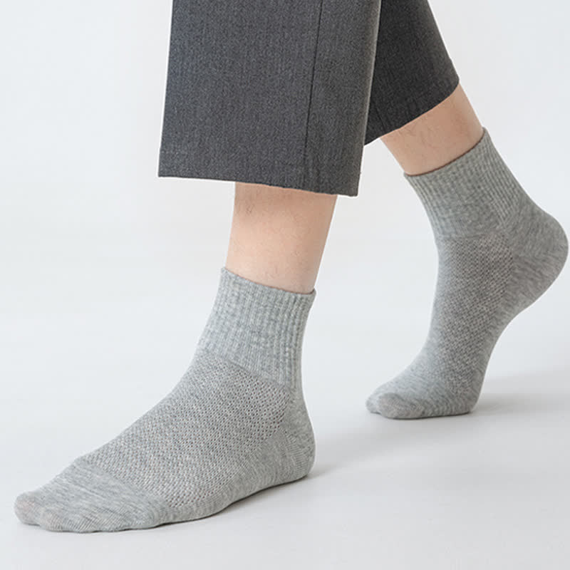 Pure Cotton Mesh Thin Breathable Ankle Socks(7 Pairs) - image 11