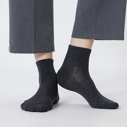 Pure Cotton Mesh Thin Breathable Ankle Socks(7 Pairs) - image 4