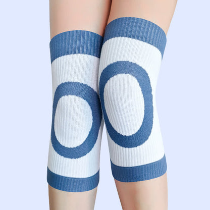 Circle Print Elastic Knee Pads