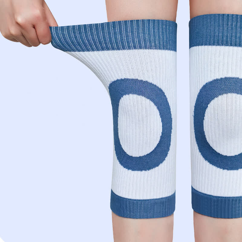 Circle Print Elastic Knee Pads