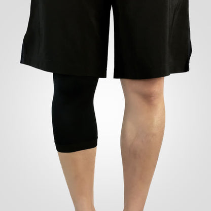 Breathable Elastic Compression Sports Knee Pads - image 2
