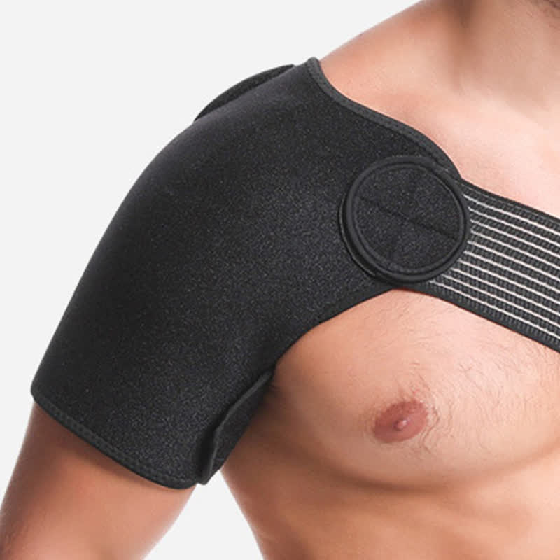Black Adjustable Elastic Shoulder Brace