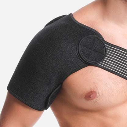 Black Adjustable Elastic Shoulder Brace