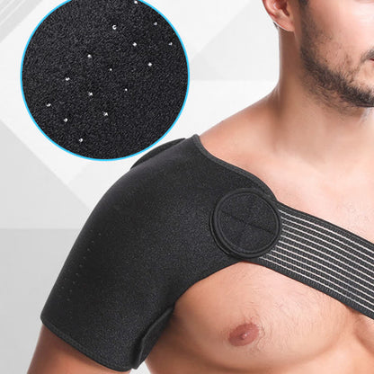 Black Adjustable Elastic Shoulder Brace