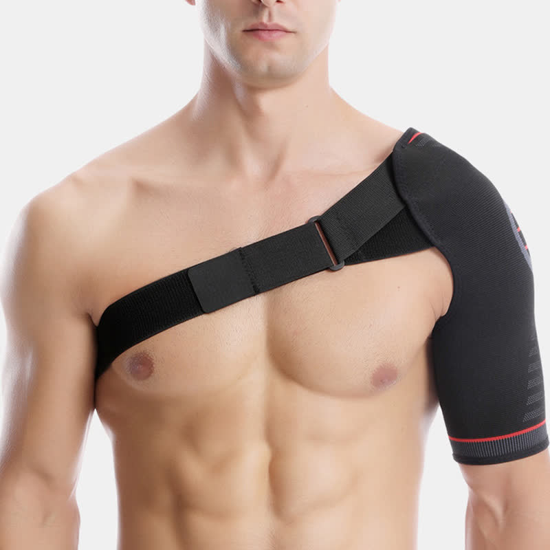 High Elastic Adjustable Compression Shoulder Brace - image 0