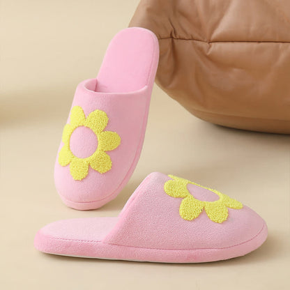 Plus Size Cute Floral Print Slippers - image 4