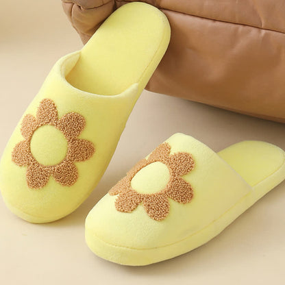 Plus Size Cute Floral Print Slippers - image 7