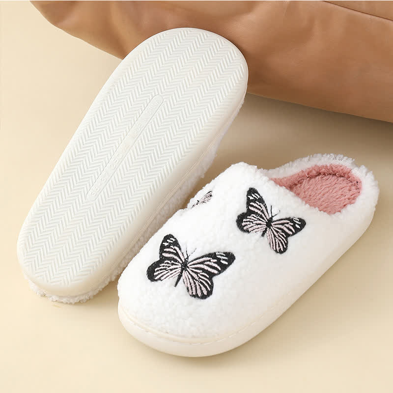Plus Size Cute Butterfly Print Slippers - image 6